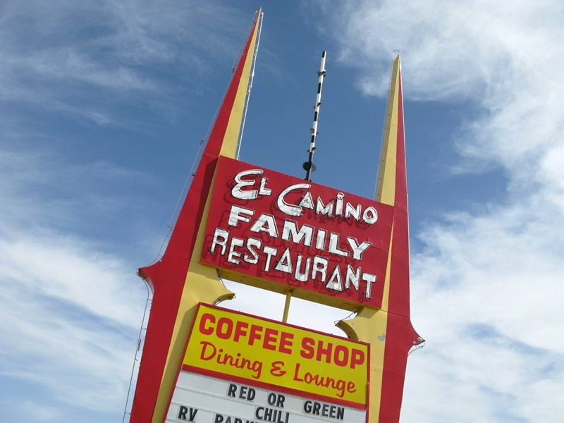 El Camino Restaurant and Sign Review Socorro, NM