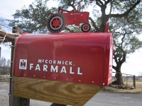 Farmall Mailbox in Luckenbach, TX