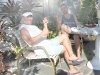 Mr. Gene Dulay and Jim enjoying Dominican cigars at the swingin' bachelor pad.