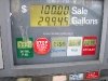 Our first $100 fill-up, somewhere in Texas
