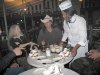 Serving up Beignet at Cafe Du Monde