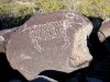 Mogollon Indian petroglyphs in Tularosa Valley, New Mexico