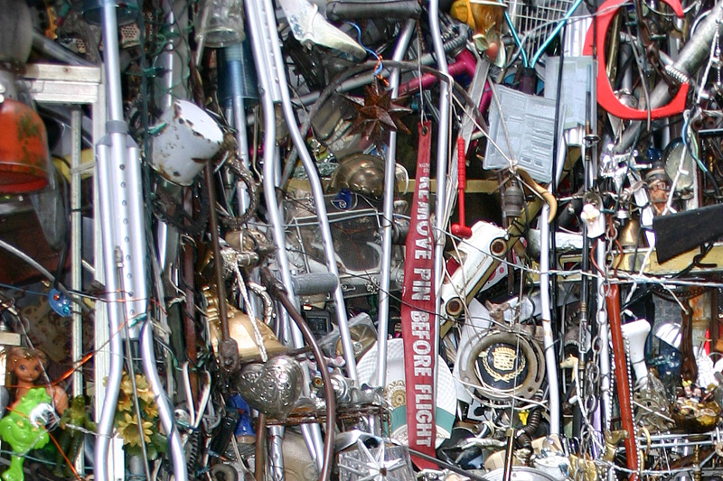 Details of the Cathedral of Junk, Austin Texas