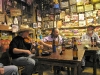 Dale Mayfield and friends pickin at the Luckenbach bar