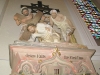 Jesus falls at the third station of the cross in Loretto Chapel