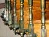 Detail of the Miraculous Stairs at Loretto Chapel in Santa Fe, NM