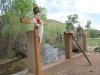 Santuario de Chimayo exterior crucifix