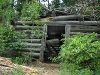 1800s Fish Smokehouse Cabin at Waterdog Lake on Vickers Ranch