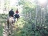 Jeremy and Jim lead the Vickers Ranch Breakfast Ride