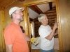 Paullette Vickers requests cabin maintenance from workamper Jim