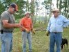 Jim and the Vickers take a break from haying