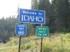 Crossing the Idaho border back into Pacific Time Zone