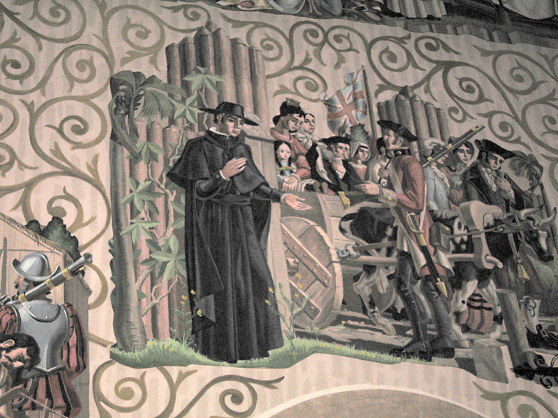 Mural inside Cathedral Basilica St. Augustine, FL