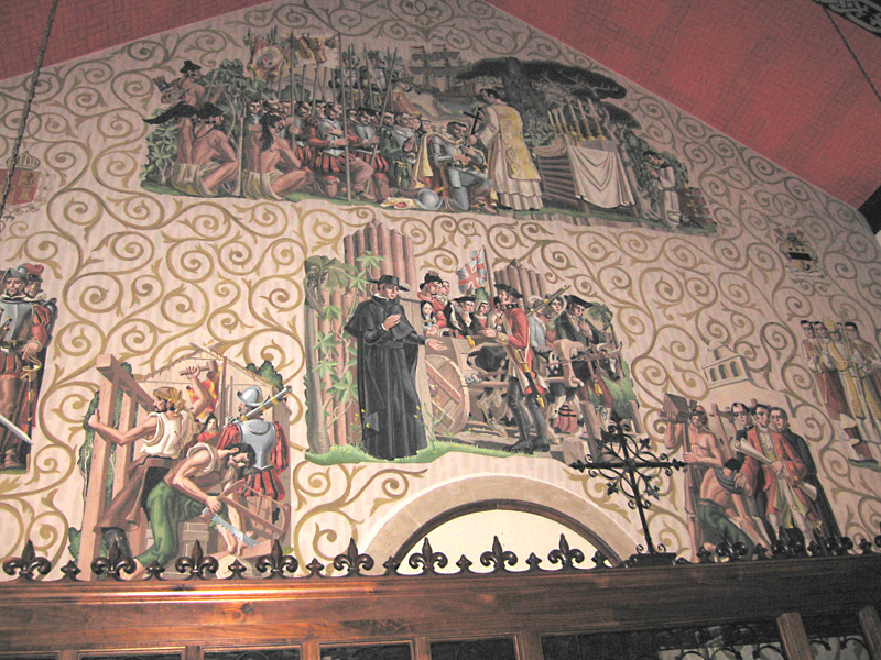 Murals inside Cathedral Basilica St. Augustine, FL