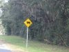 Bear Crossing Sign on Highway 16