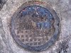 Grease trap behind Chinese restaurant