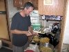 08. Stuffing squash in the hot RV