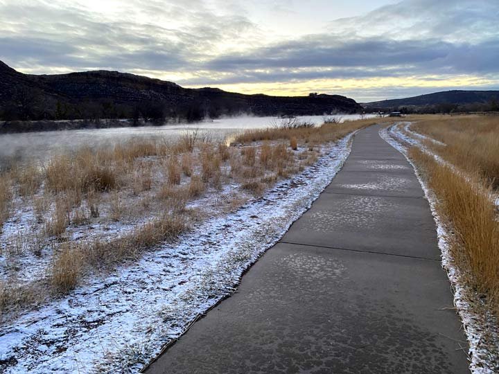 Cold run on the Watson Lake Trail, Colorado