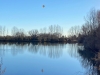 balloon over lake