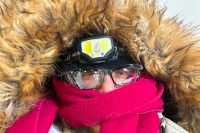 Foggy eyeglasses in sub-zero temperatures