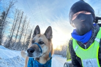 Running with Nellie on a Sub Zero Day