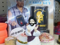 Jesus and Larry the Cable Guy at Unclaimed Baggage Center