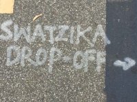 Swastika Drop-Off LA Graffiti