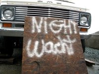 poor spelling by the night watchman