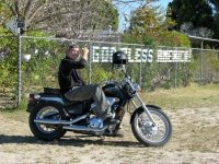 God Bless America Biker Salutes Niland Tomato Festival Parade