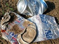 Bad American Beer Discarded Roadside