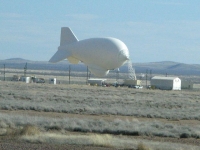 Marfa Texas Naval Tethered Aerostat Radar