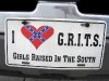 North Carolina Southern Girl License Plate