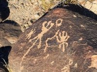 Petroglyphs at Painted Rock Campground Gila Bend, AZ
