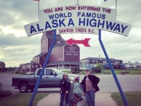 Alaska Highway Mile 0 Dawson Creek, BC