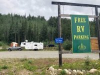 Boondocking at Jade City on Stewart Cassiar Highway