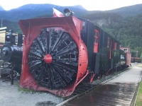 Old Tunnel Train in Skagway, Alaska
