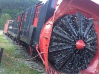 Old Tunnel Train in Skagway, Alaska