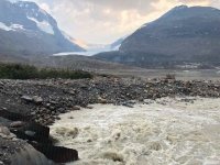 Columbia Icefields Athabasca Glacier Melting