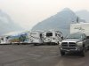 Athabasca Glacier Icefields Visitor Centre RV Boondocking