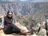 Rene Overlooking Chasm at Black Canyon National Park