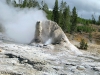 Steam from Giant Geyser Yellowstone National Park