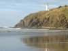 North Head lighthouse beach reflection at Cape Disappointment