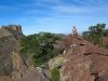 Rene hikes to View Casa Grande in Big Bend