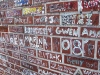 Elvis Tribute Grafiti Graceland Wall Memphis, TN