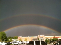 Armageddon Rainbow over King Soopers