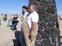 Fat Man at Trinity atomic bomb test site. Where's Little Boy?