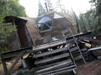 Abandoned Dome Home in Shasta Forest
