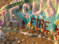Jesus Fire at Salvation Mountain