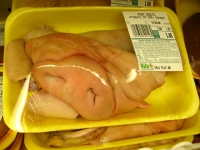 Fresh Pig Snout at Mexican Market