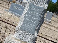 Annie Stillwell Grave Marker Marathon Texas